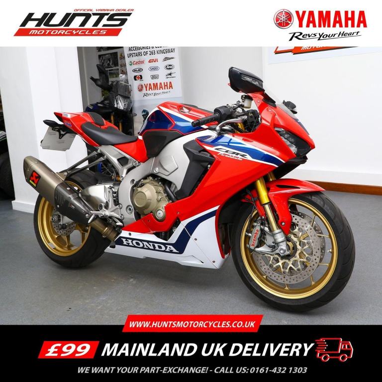 2017, '17 reg. Honda CBR1000RR Fireblade SP. 1 Owner. JUST 5,861 MILES. £10,995