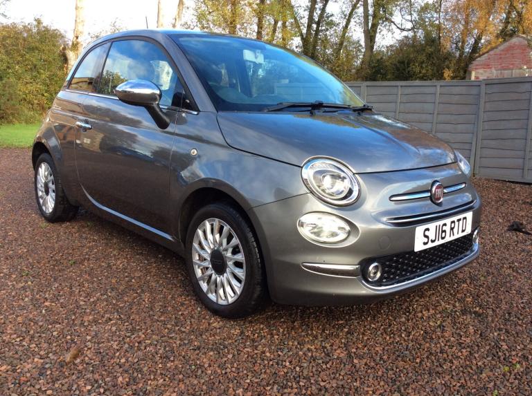 2016 Fiat 500 1.2 Lounge 3dr HATCHBACK Petrol Manual