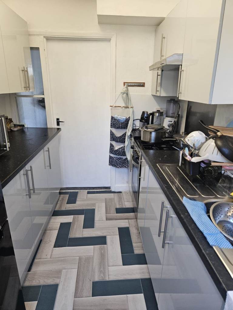 Master room with fitted wardrobes and separate toilet