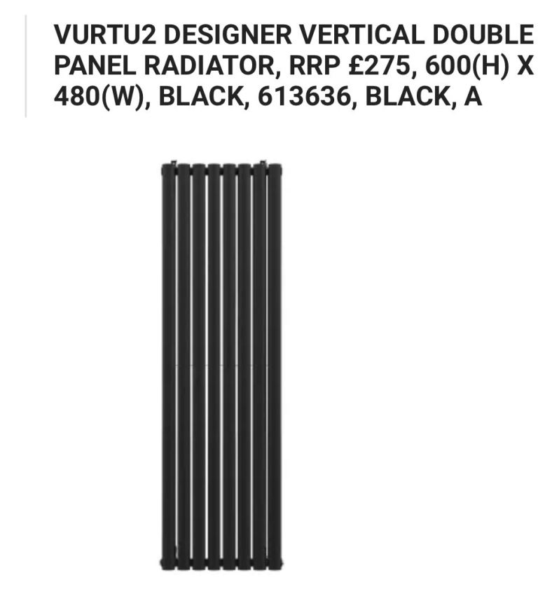 Designer Modern   Vertical  Radiator   