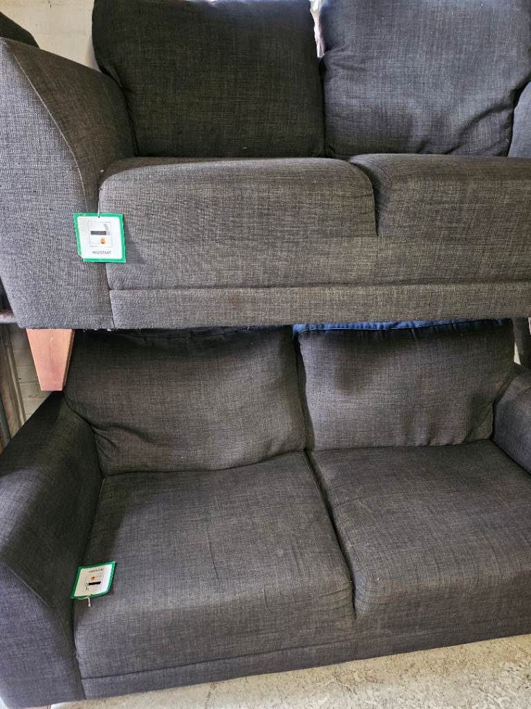 Exdisplay next grey 3+2+ poufee 