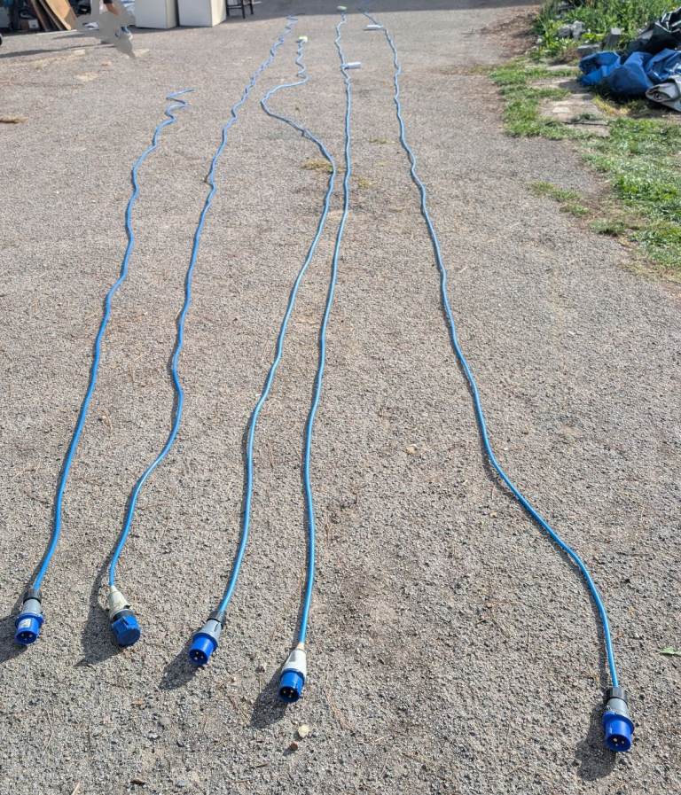 Extension Cables Pewer Cables Caravan Boat Hut 