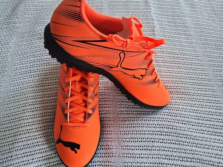 Puma Football Boots Astro Turf Trainers Glowing Red Size Adults 10