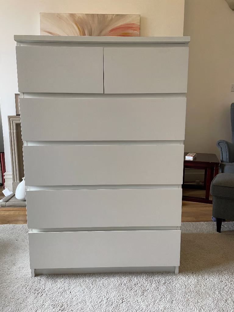 IKEA malm 4 + 2 chest of drawer 