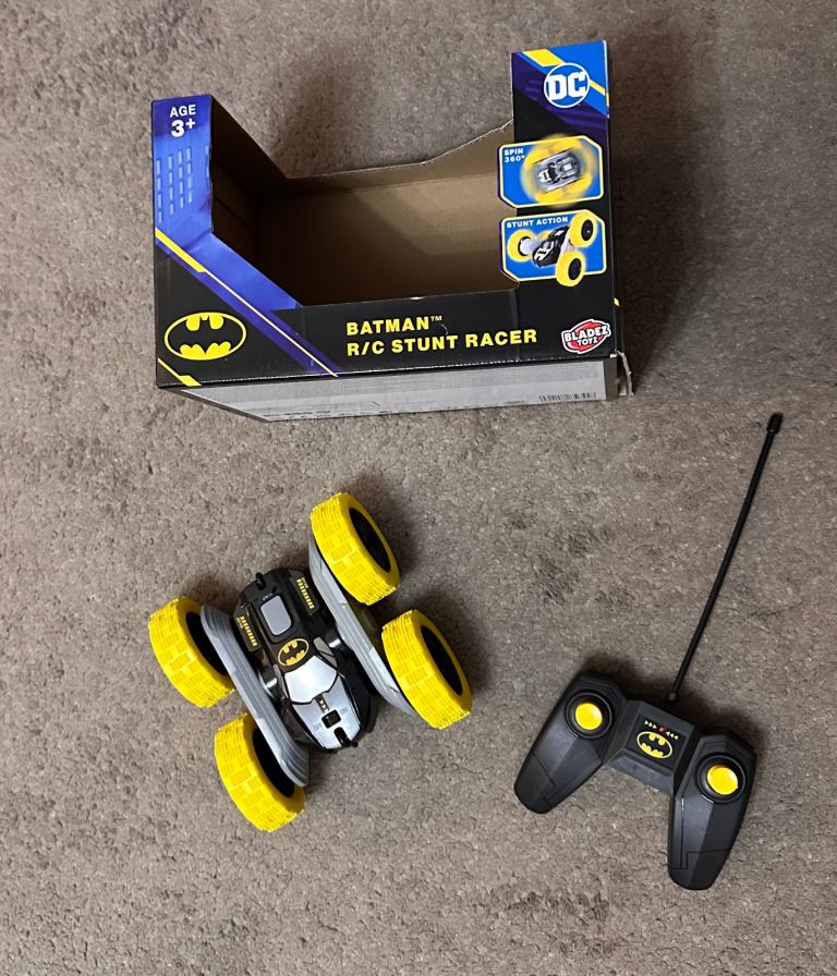 Batman remote control stunt car