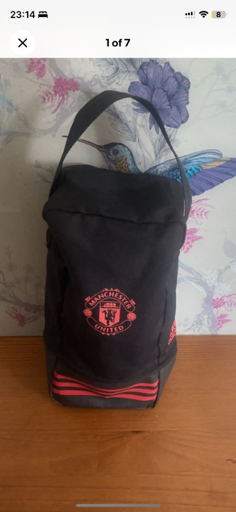 Genuine Addidas Manchester United shoe bag 