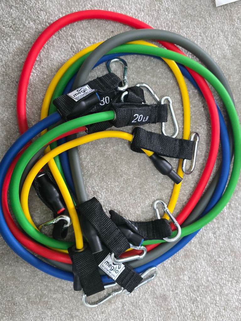 Meglio Resistance Bands Set – New – £15