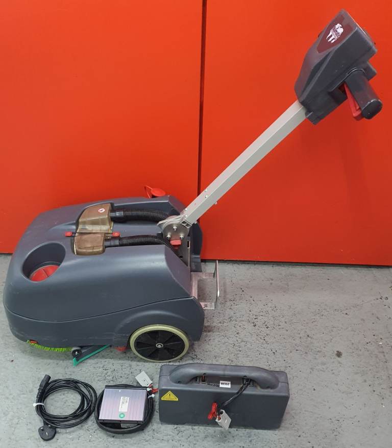 Numatic tt1840 compact battery powered floor scrubber dryer floor cleaning machine 