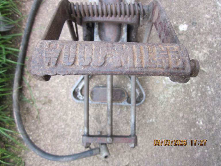 vintage foot pump