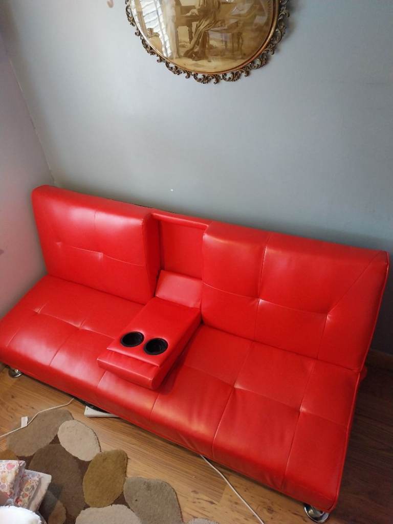 Retro looking sofa bed