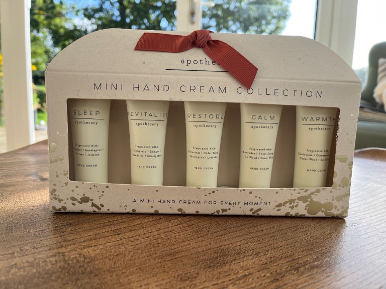 Apothecary Mini Hand Cream Collection – New, 5 x 30ml