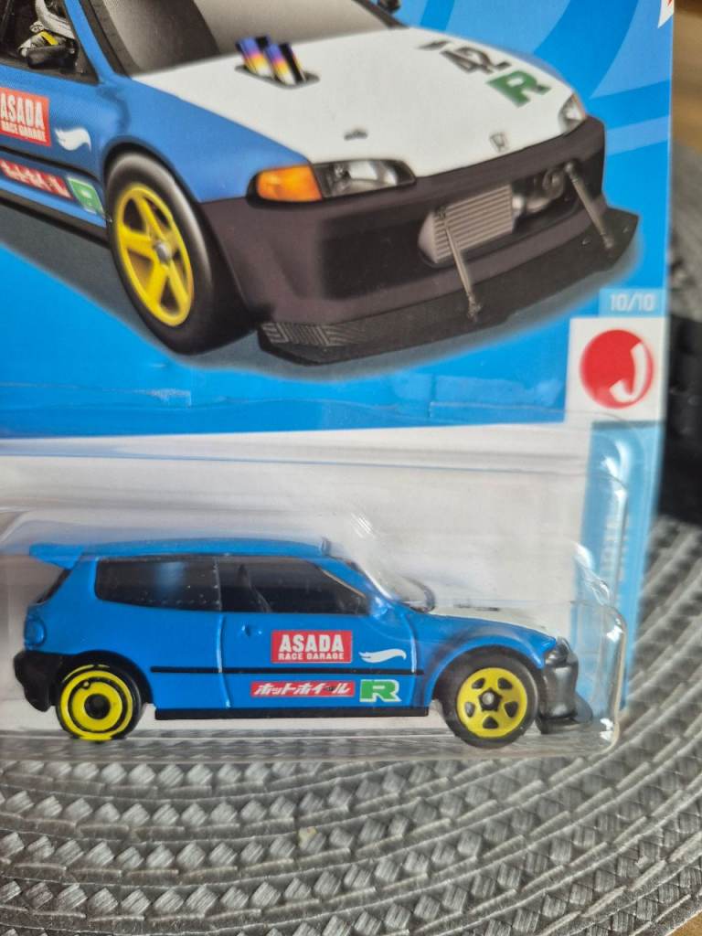 Hotwheels Honda Civic Cutom 