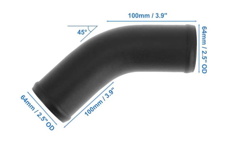 45 degree pipe