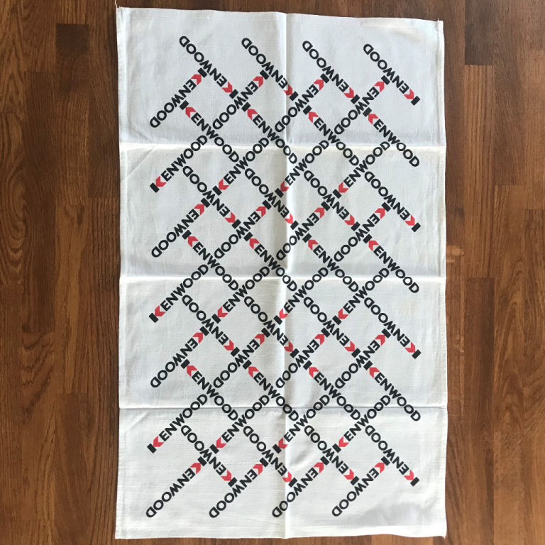 Unused vintage Kenwood 'Minky' cotton tea towel. £6 ovno. Can post.