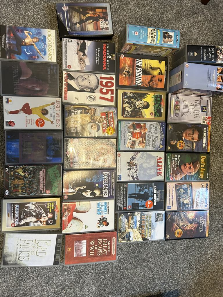 VHS videos 