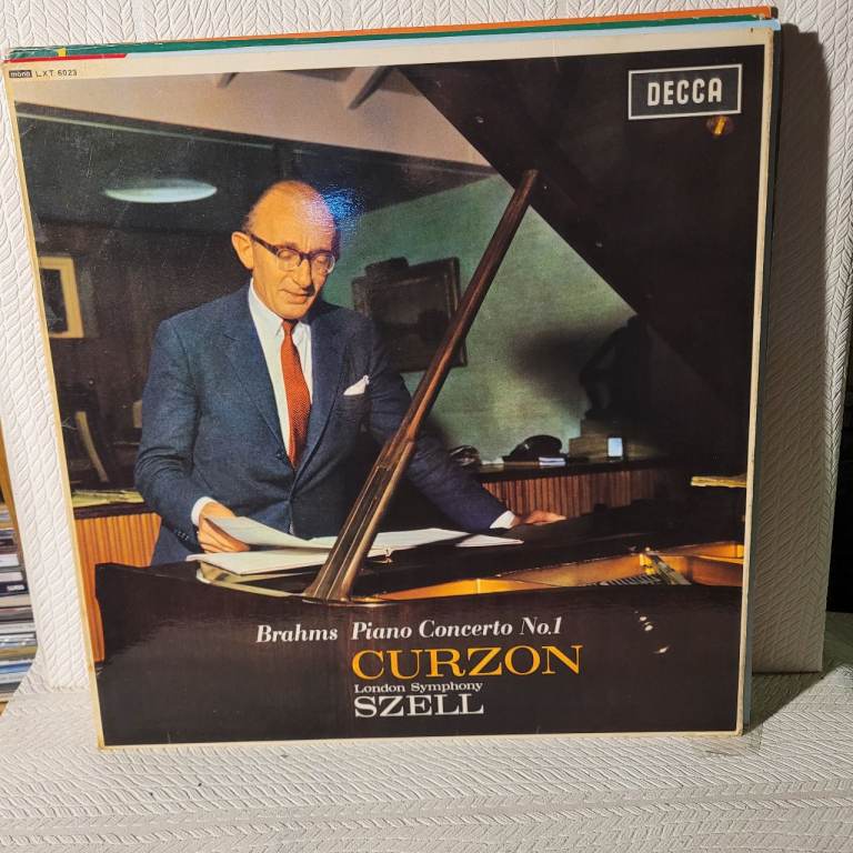 Brahms Piano Concerto No. 1 - Clifford Curzon, Decca LXT 6023 Vinyl LP. R2/4