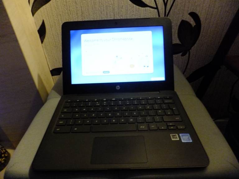 HP Chromebook with charger