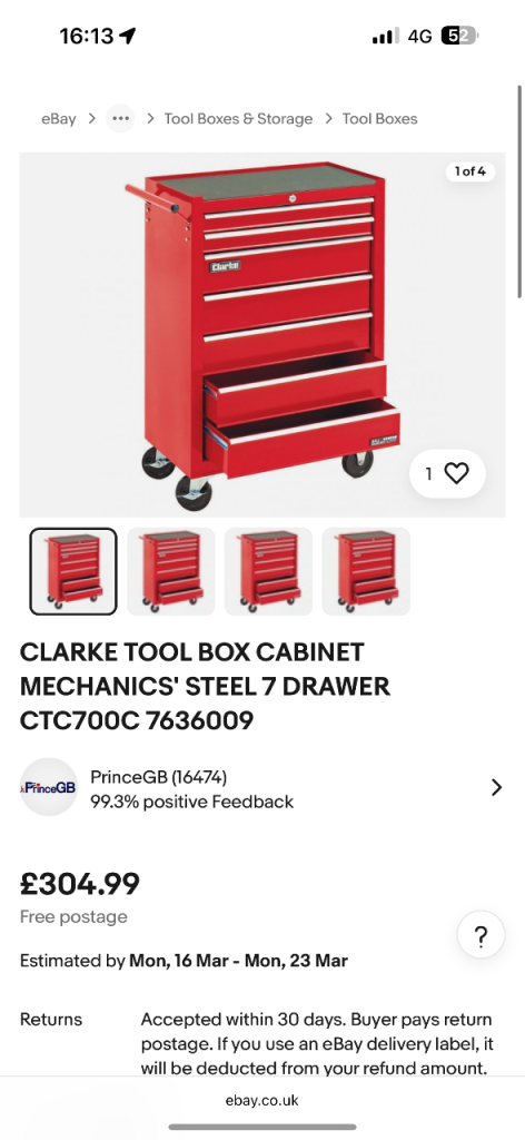 clarke tool box 