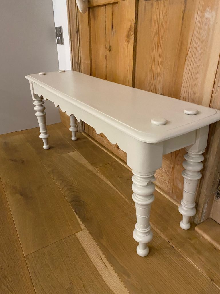 Antique painted bench