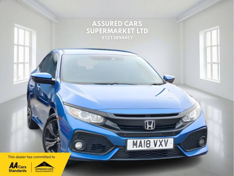 2018 Honda Civic 1.0 VTEC Turbo 126 SR 5dr CVT HATCHBACK PETROL Automatic