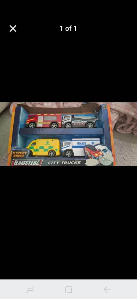 Ramsterz City Trucks Die-Cast Set - Fire, Police, Ambulance