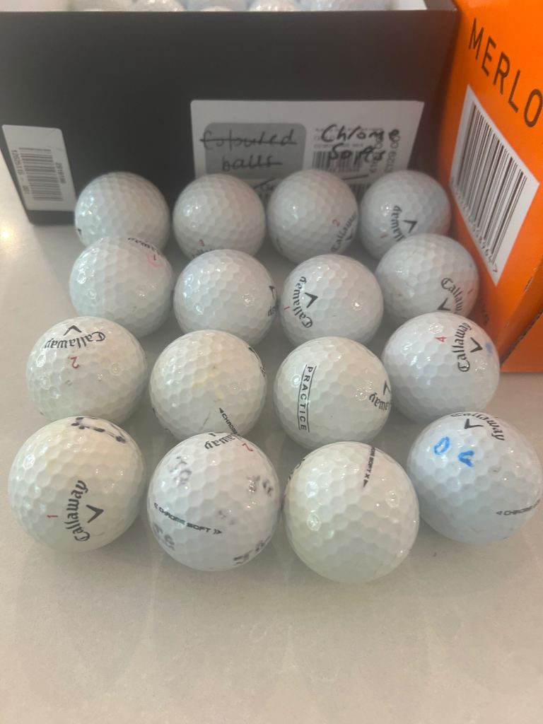 20 x Selection of Callaway Chrome Softs