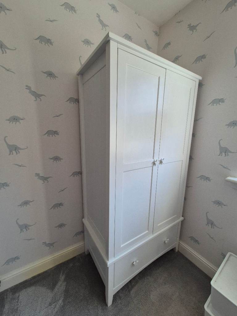 Kids bedroom furniture wardrobe and bed