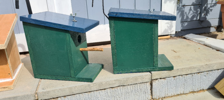 Bird nesting boxes