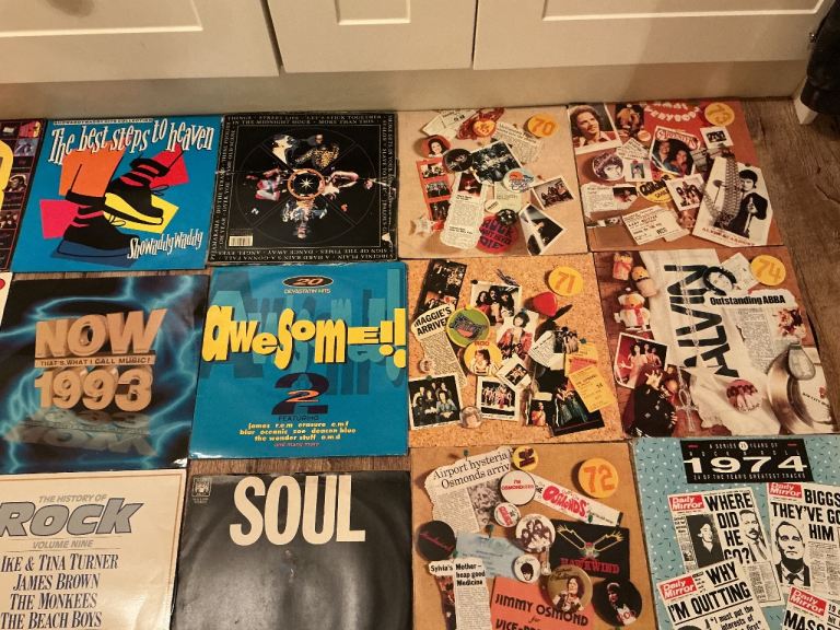 Vinyl album and 12” singles collection 