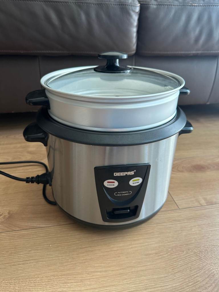 Geepas 1.8L Rice Cooker with Box – Used Few Times – Collection Only