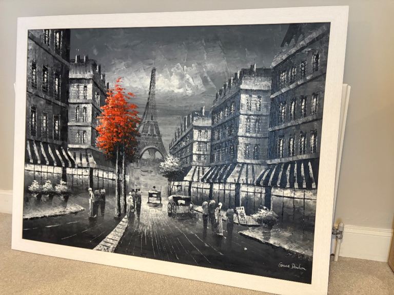Black and white painting