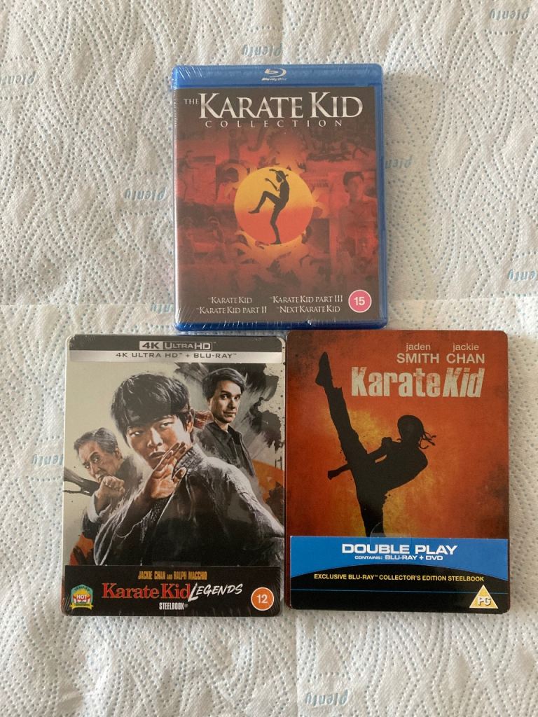 THE KARATE KID COLLECTIONS BLU RAY FILMS