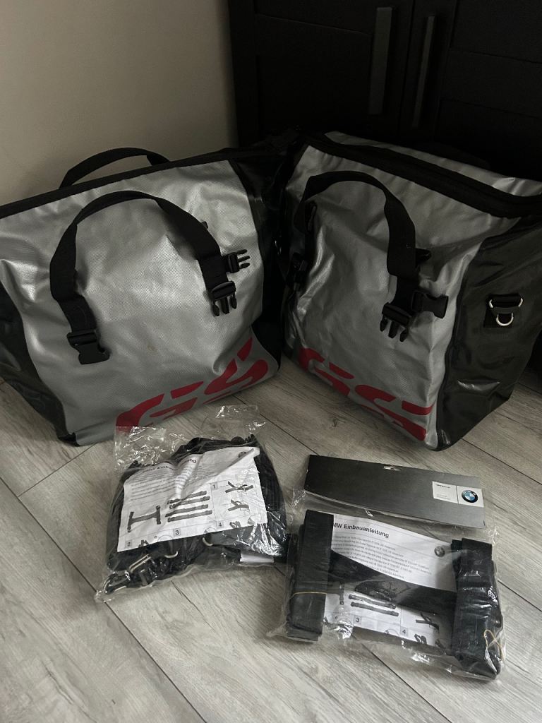 GS 1200 inner pannier bags with pannier handles 