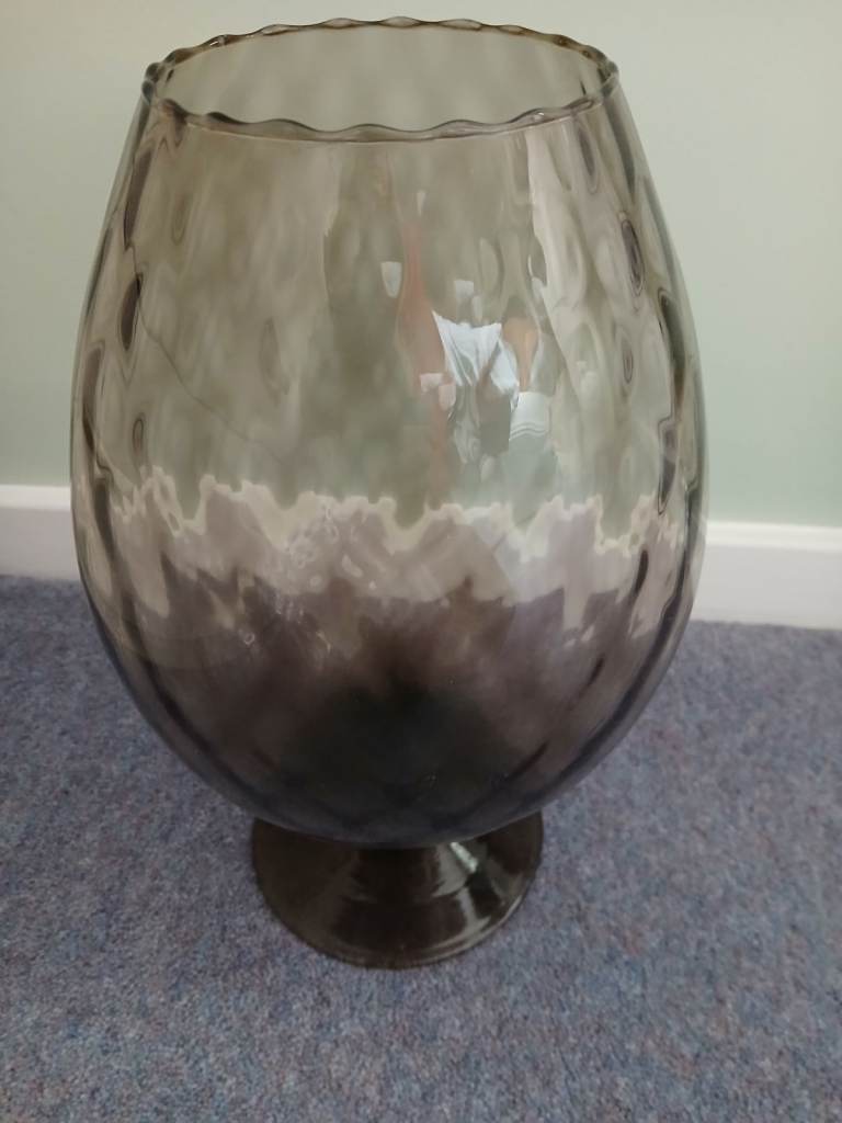 Vintage Empoli brandy shaped balloon vase
