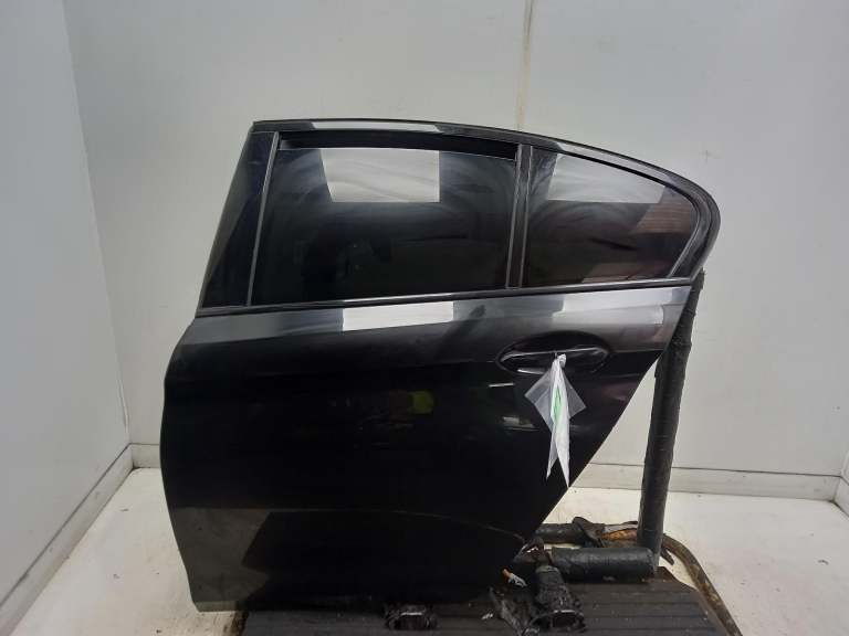 Bmw 5 Series Left Rear Door N/S 2017-2023 Black Sapphire Metallic (475) 4 Door