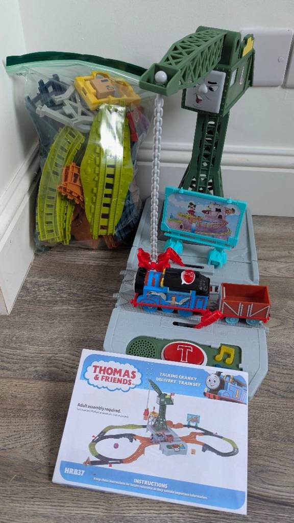 Thomas & Friends TrackMaster Crane and Train Set - Multicoloured Plastic