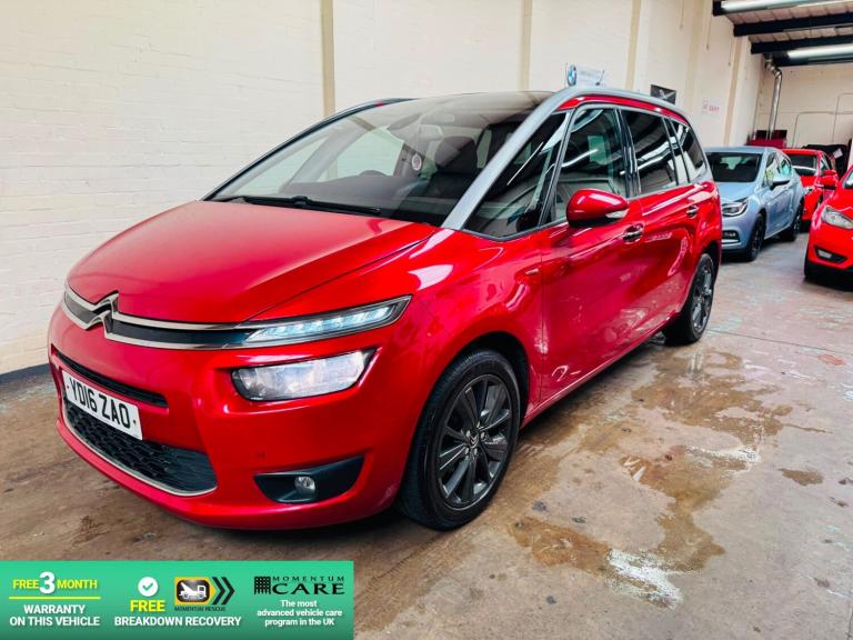2016 Citroen Grand C4 Picasso 1.6 BlueHDi Exclusive+ 5dr MPV Diesel Manual