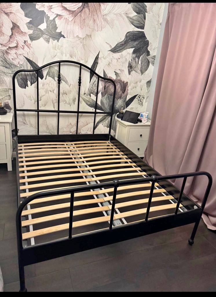 Ikea king bed and mattress 