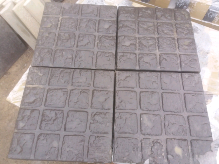 New patio slabs 