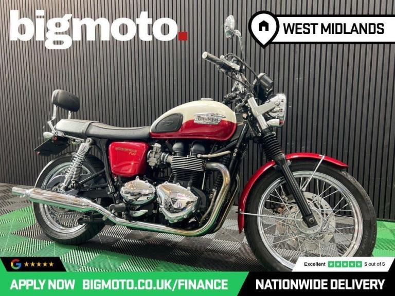 2012 12 TRIUMPH BONNEVILLE T100 FINANCE SPECIALISTS APPLY NOW
