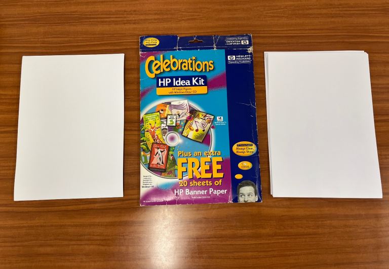 A Selection of A4 Glossy Paper and Card