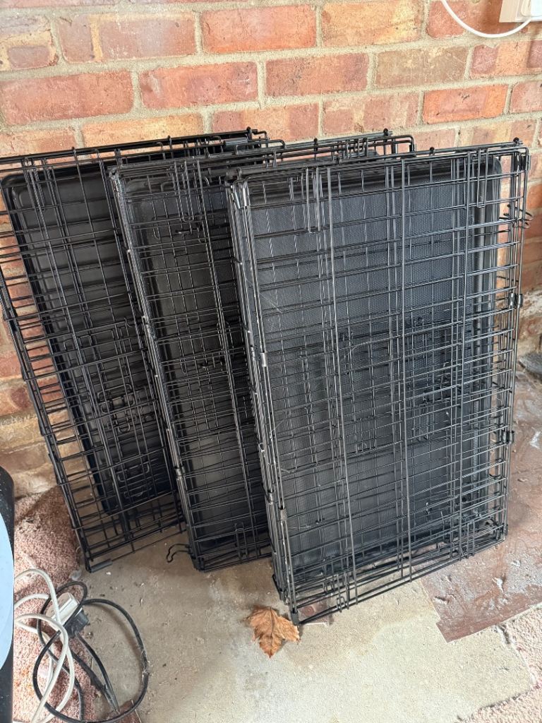3 small dog crates