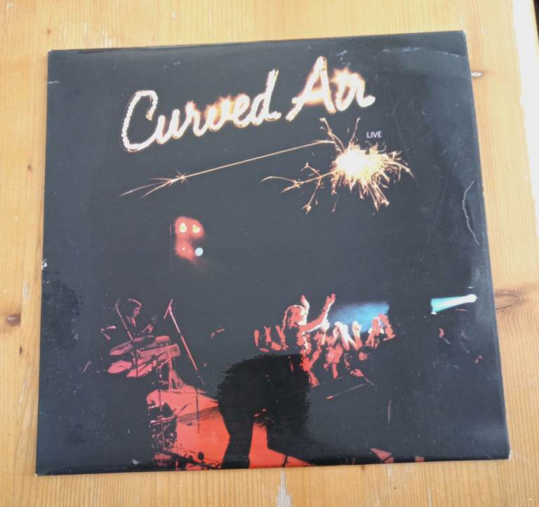 Curved Air 'Live' Vinyl LP Record Album