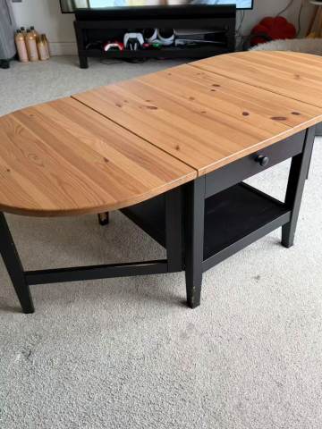 IKEA arkelstorp coffee table with drop leaf design | in Coventry