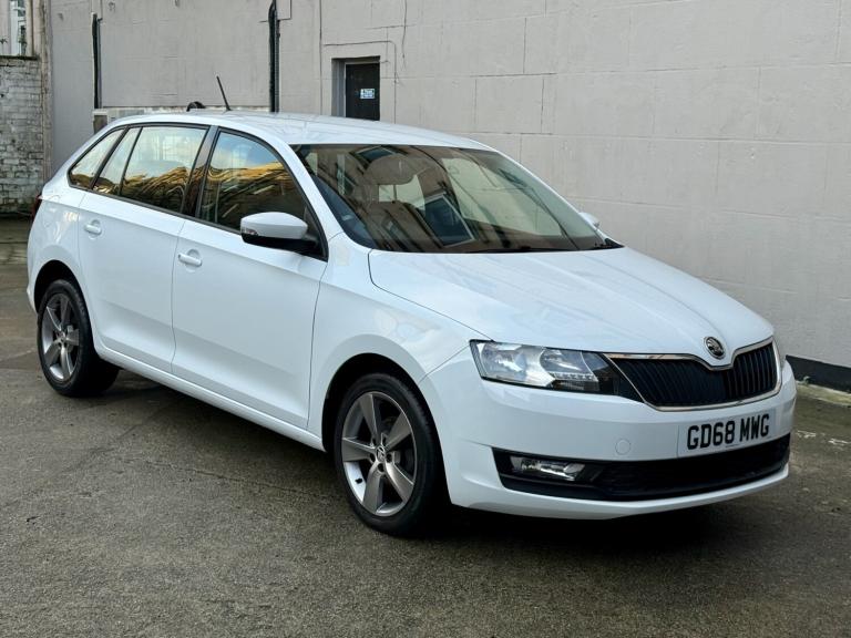 2019 SKODA RAPID SPACEBACK 1.0 TSI SE Tech White Manual Petrol