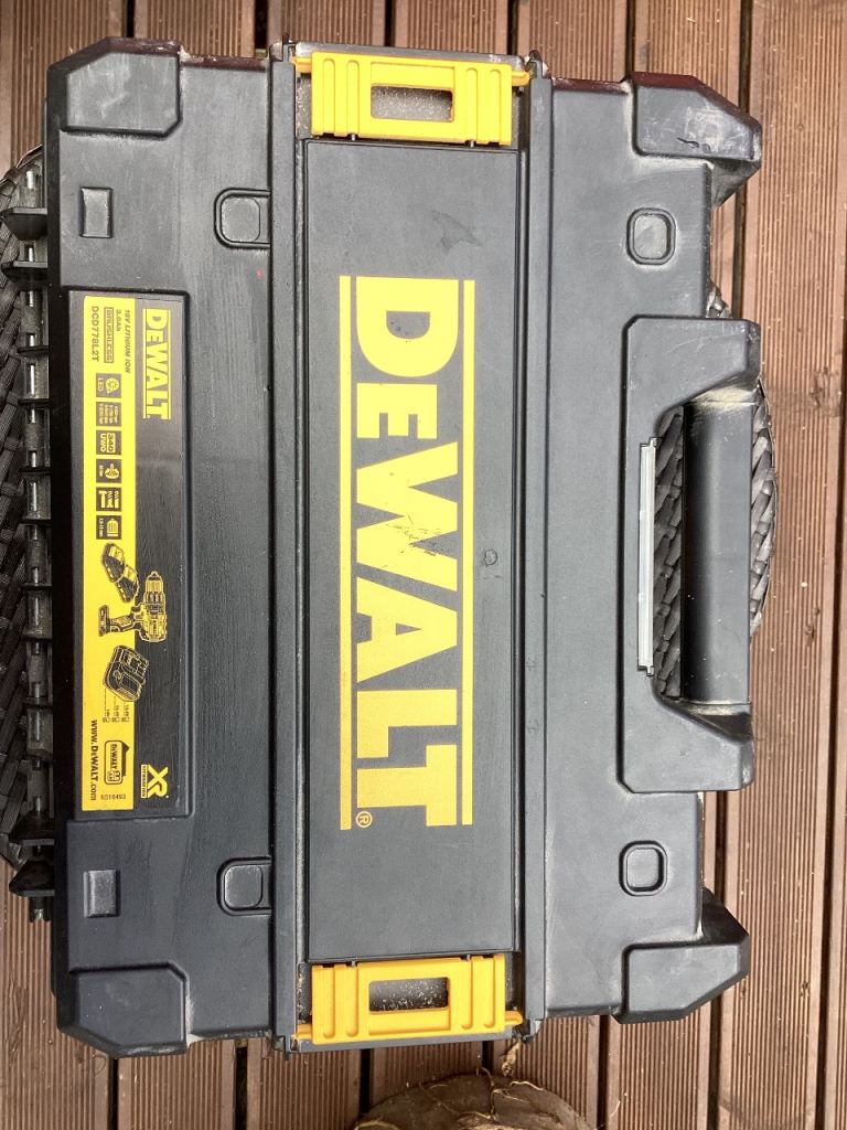 Dewalt DCD778L2T combi drill empty case
