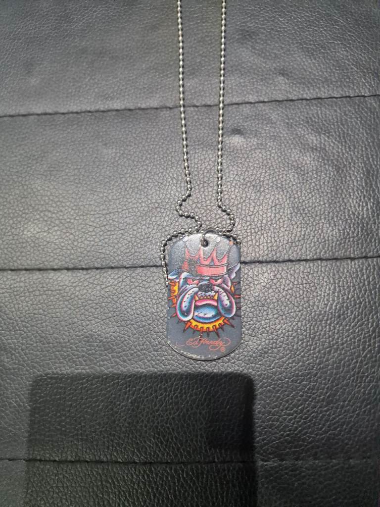 Ed Hardy dog tag
