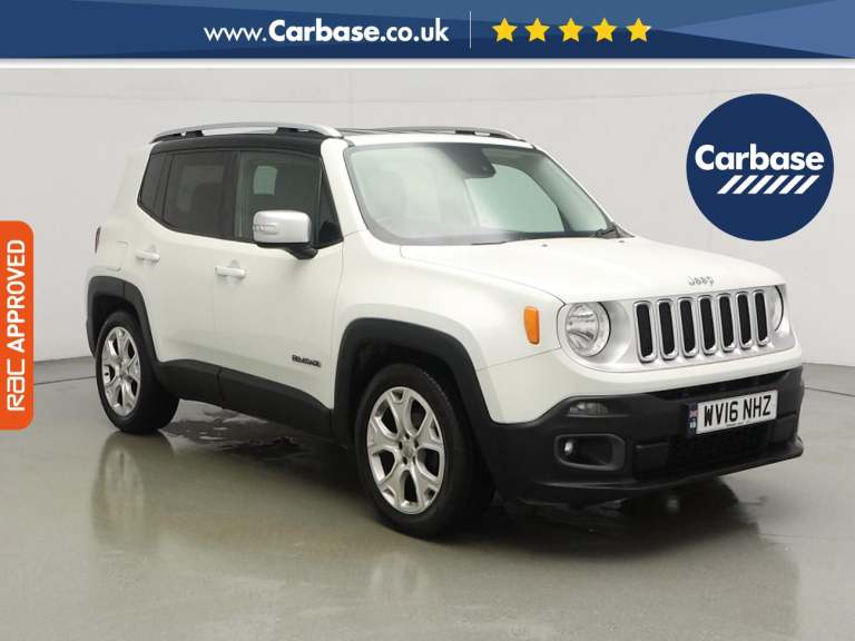 2016 Jeep Renegade 1.4T MultiAirII Limited SUV 5dr Petrol Manual Euro 6 (s/s) (140 ps) SUV PETROL...