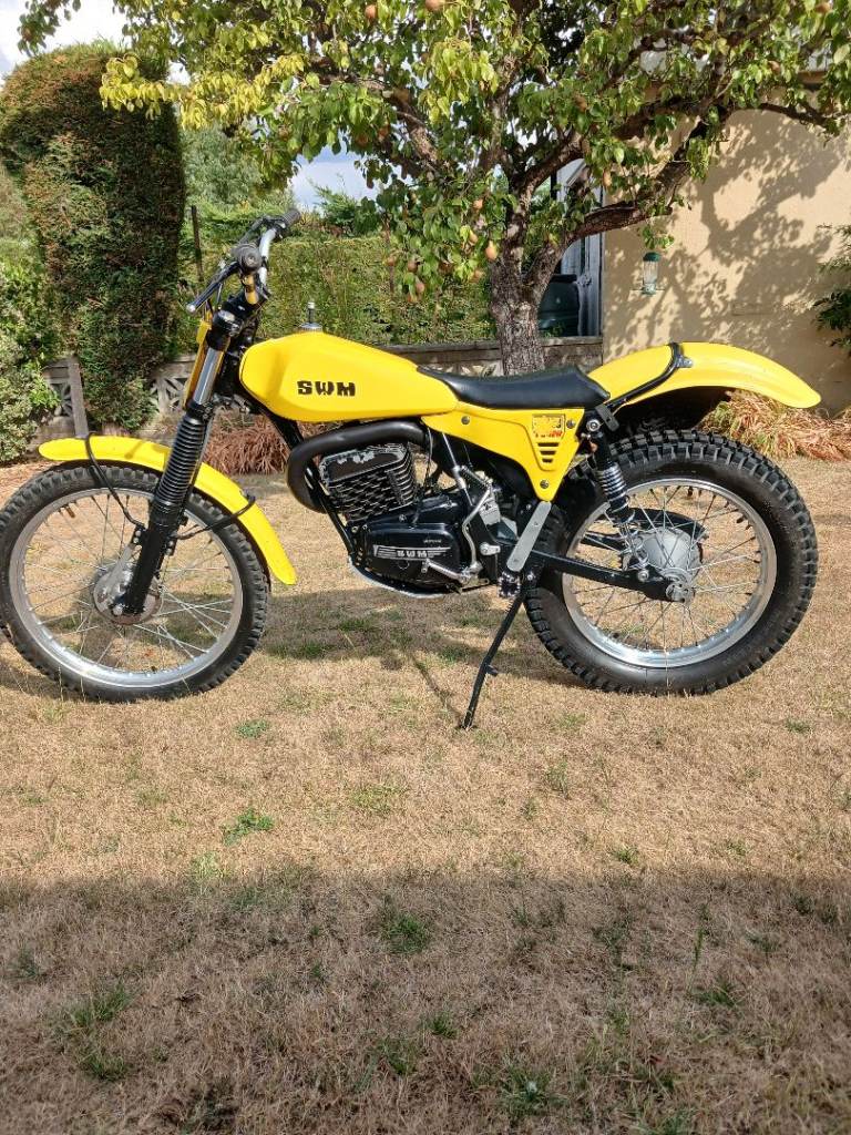 SWM twinshock trials bike.