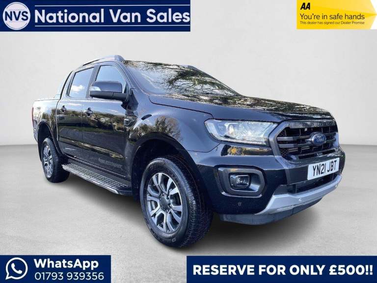 2021 Ford Ranger 2.0 EcoBlue Wildtrak Auto 4WD Euro 6 (s/s) 4dr PICK UP Diesel Automatic